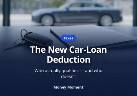 The New Car Loan Interest Deduction: Who Actually Qualifies