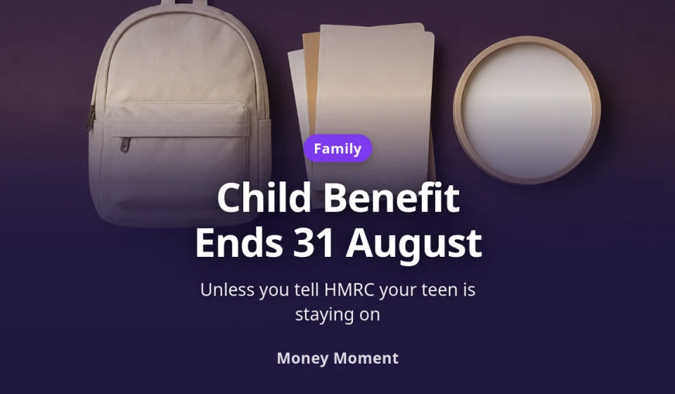 Your Teen's Apprenticeship Can End Child Benefit on 31 August