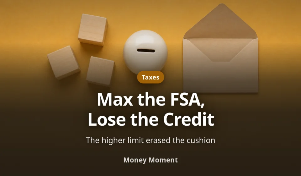 Maxing Your Dependent Care FSA Now Erases the Tax Credit
