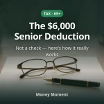 The $6,000 Senior Deduction (65+): How to Claim It, and What It Isn't