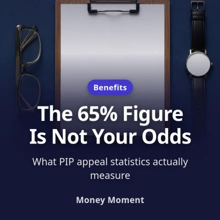 Your PIP Appeal Odds Are Not 65% — Here's the Real Number
