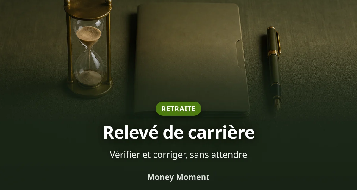 Relevé de carrière : vérifier et corriger avant qu'il soit trop tard