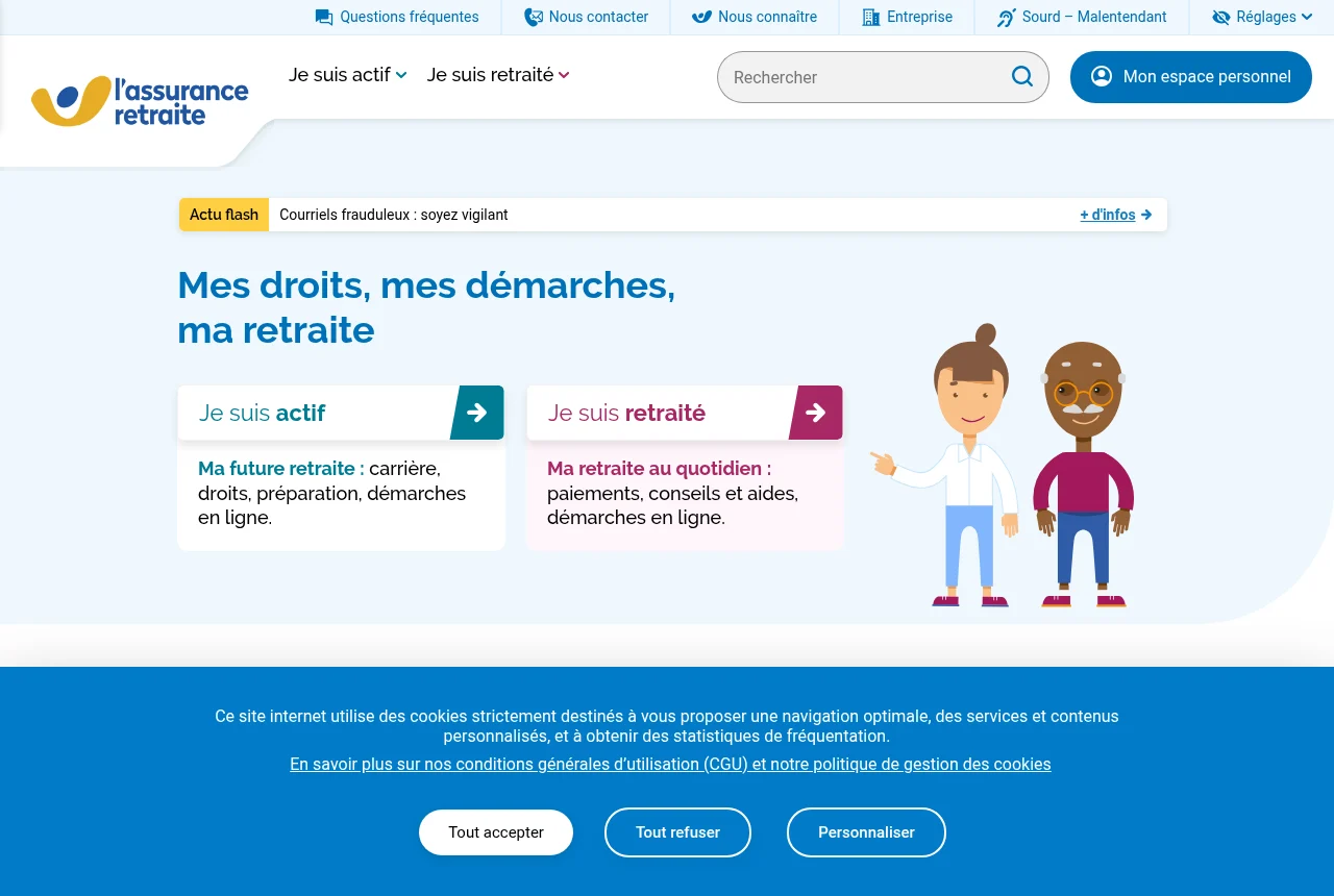 Site de l'Assurance retraite