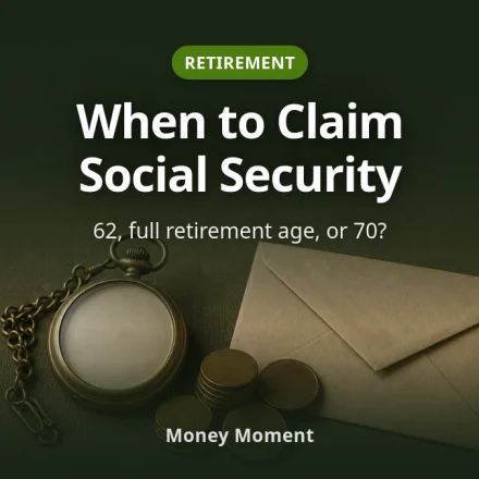 Claiming Social Security: 62, Full Retirement Age, or 70?