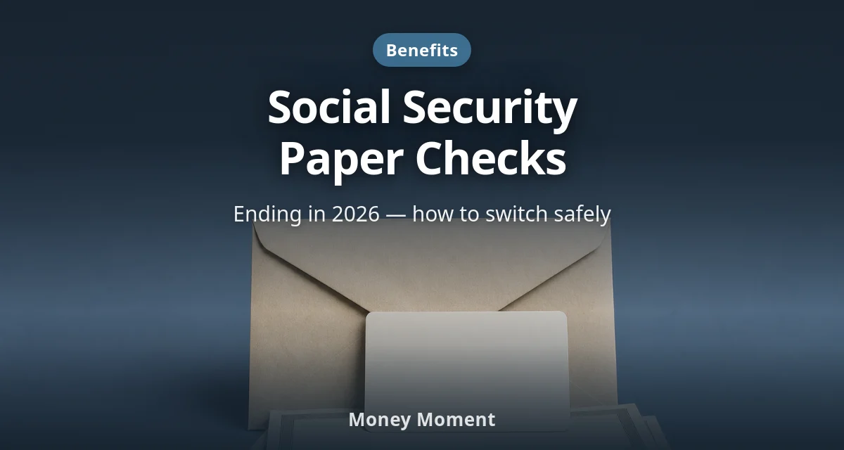 Still Getting a Paper Social Security Check? How to Switch Safely
