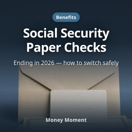 Still Getting a Paper Social Security Check? How to Switch Safely