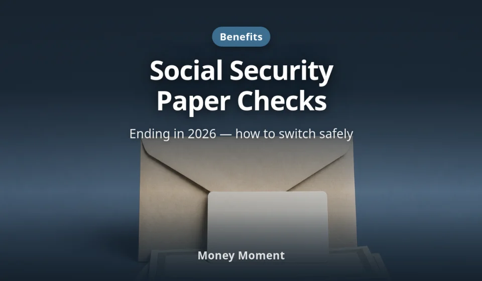Still Getting a Paper Social Security Check? How to Switch Safely