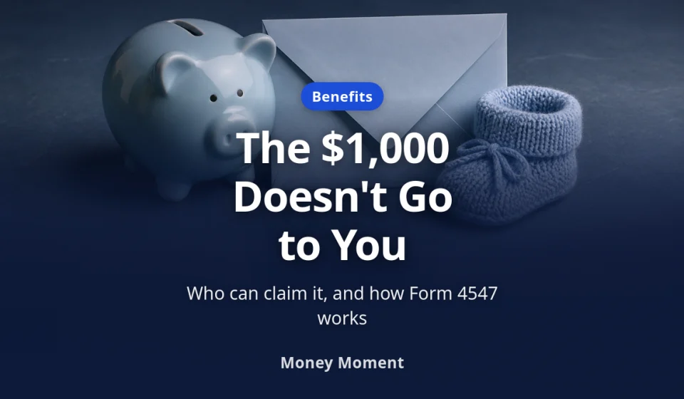 Trump Accounts: The $1,000 Doesn't Land in Your Bank Account