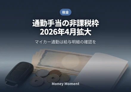 通勤手当の非課税枠が2026年4月に拡大 — マイカー通勤は給与明細の確認を