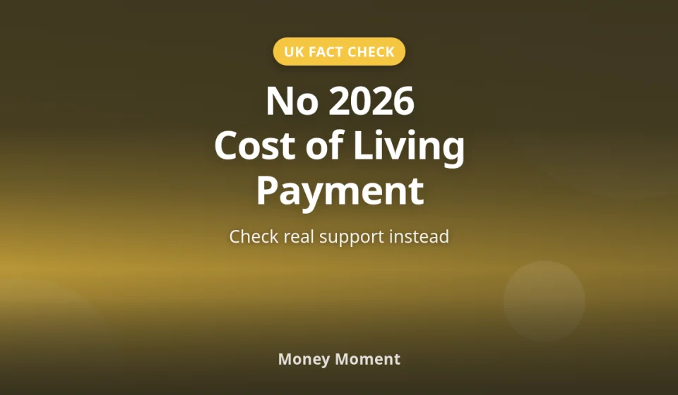 No Cost of Living Payment in 2026: Check Support Instead