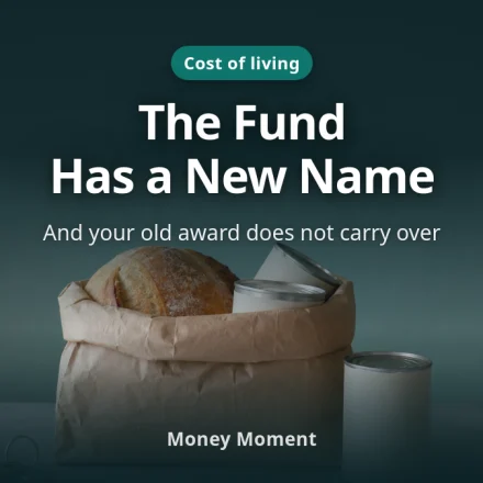 Household Support Fund Renamed: Your Old Award Doesn't Carry Over