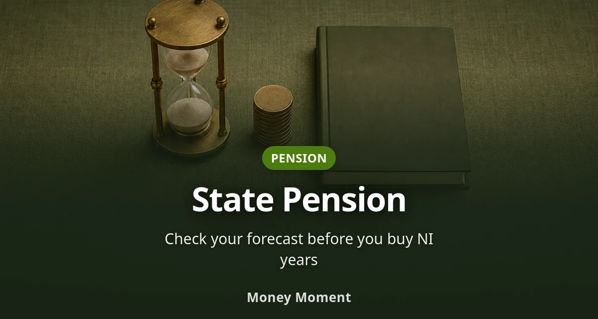 State Pension: Check Your Forecast, and Decide If Filling NI Gaps Pays