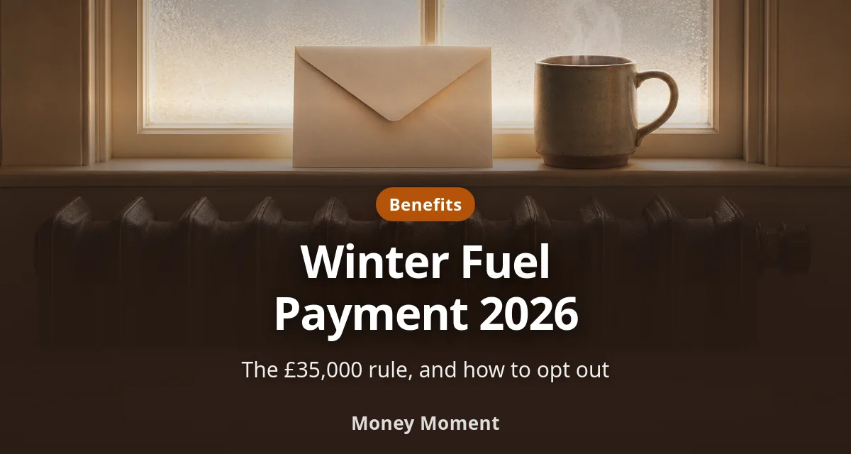 Winter Fuel Payment 2026: The £35,000 Rule and How to Opt Out